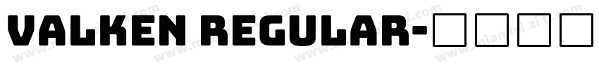 Valken Regular字体转换